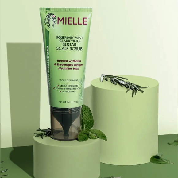 🍃NWT🍃 MIELLE Rosemary Mint Clarifying Sugar Scalp Scrub - Picture 9 of 10
